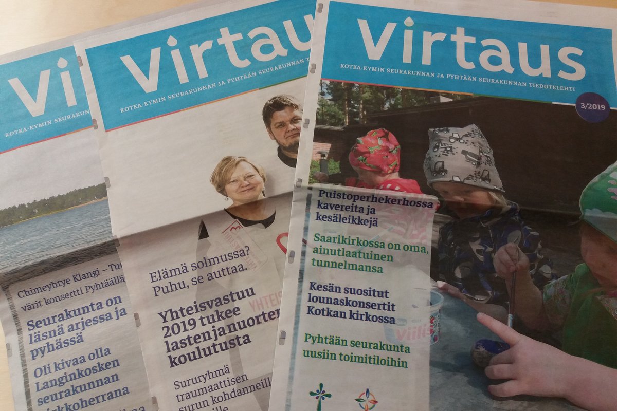 Virtaus-lehden kansikuvia.