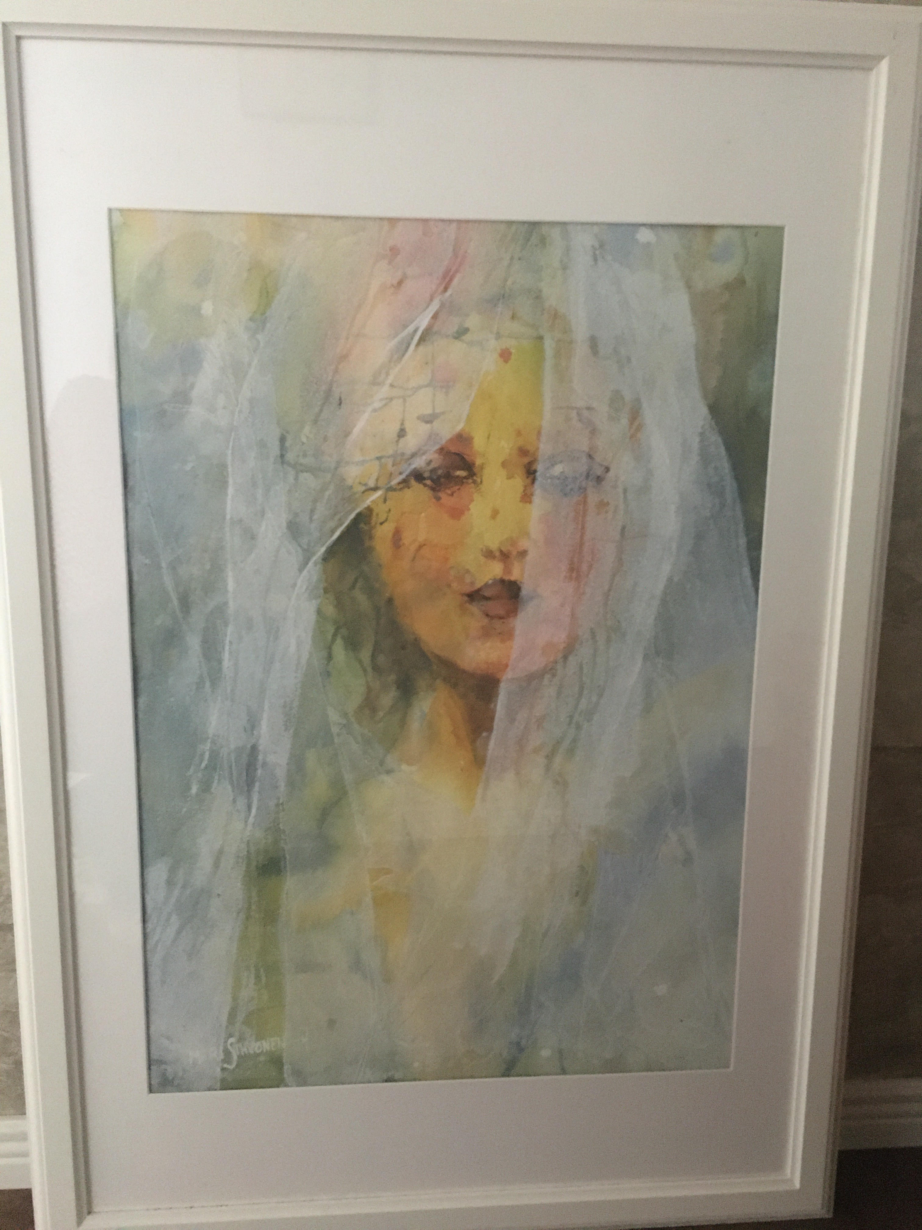 Avaa kuva isommaksi Mari Sihvonen Kevätmorsian akryyli 69 x 98 cm