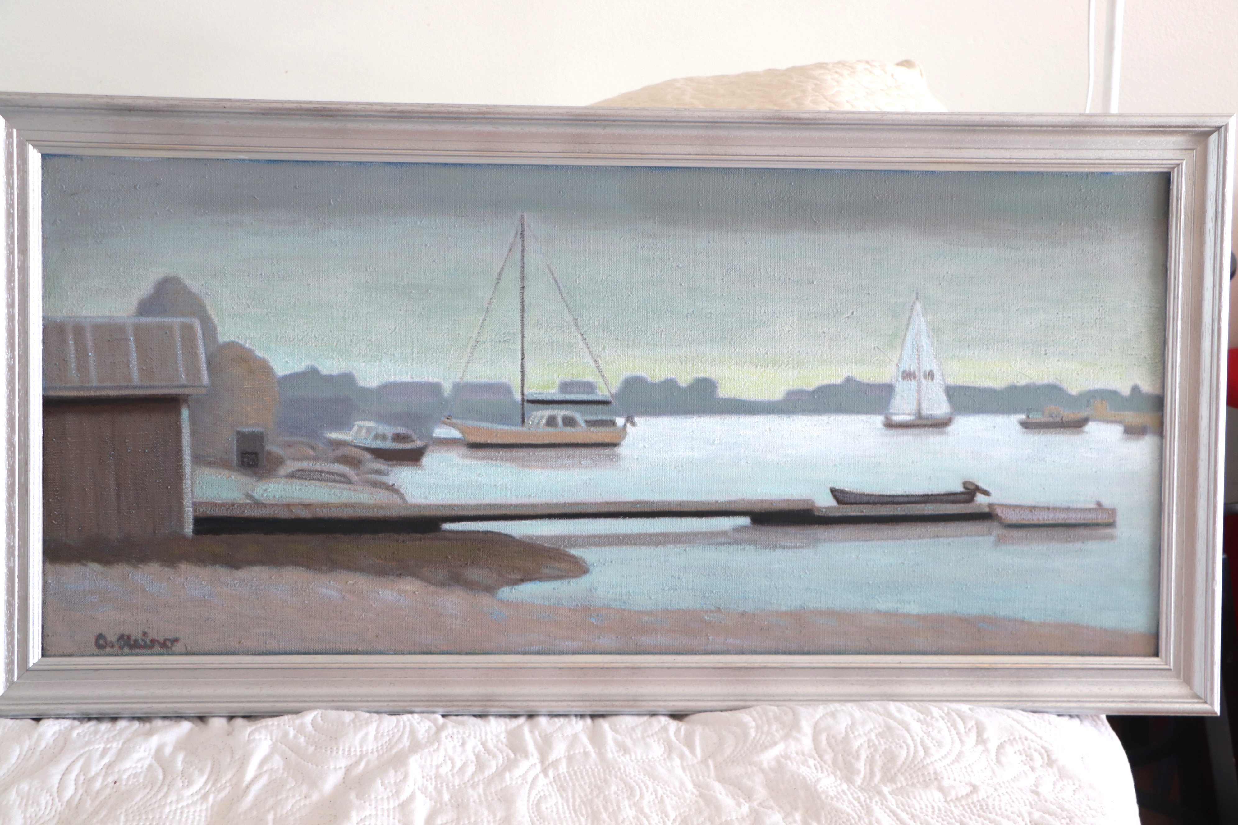 Avaa kuva isommaksi Olavi Heino 98 x 48 cm Kylänlahti Haapasaari