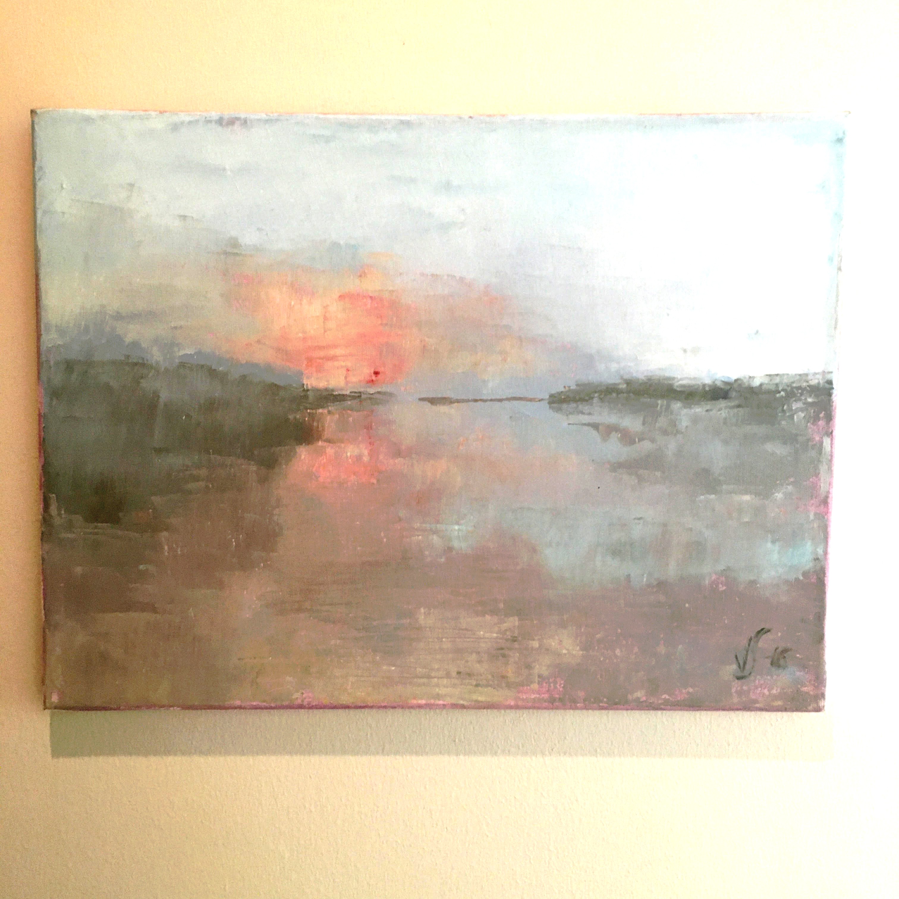 Avaa kuva isommaksi Vuokko Salmenkivi Illan rauha, öljy 40 x 30 cm