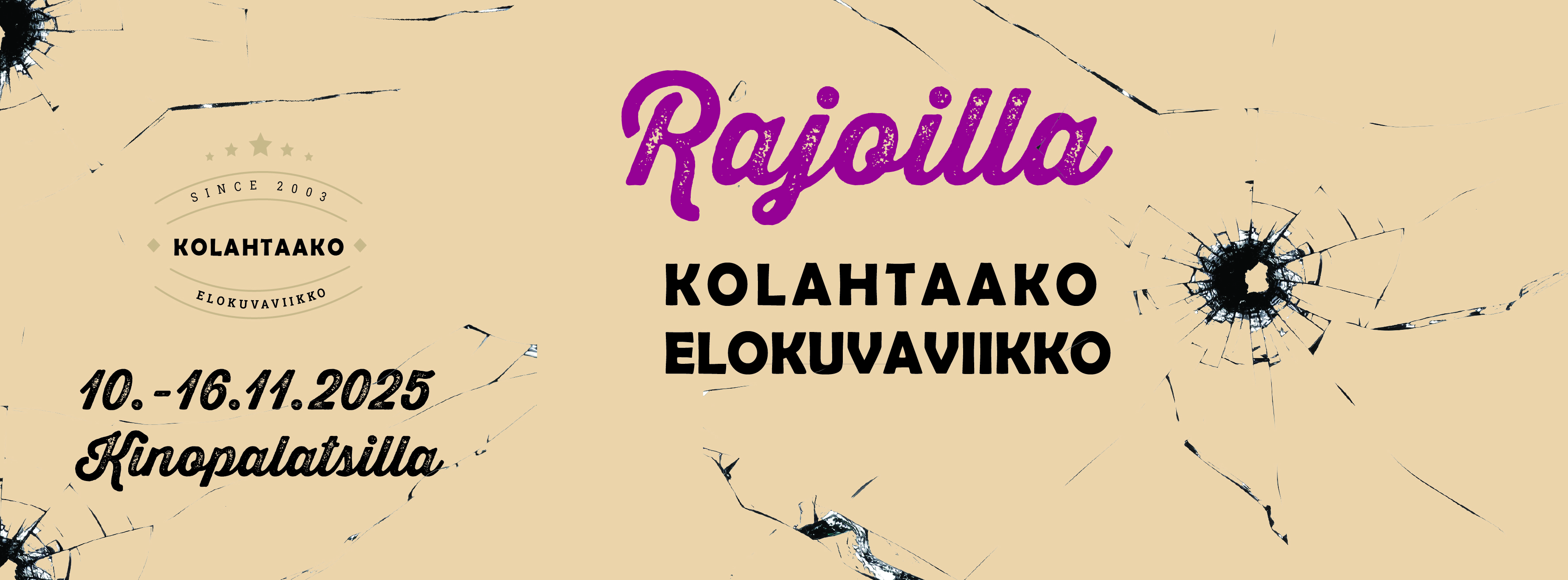 Kolahtaako elokuvaviikon banneri.